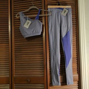 Gymshark Asymmetric leggings & sports bra set